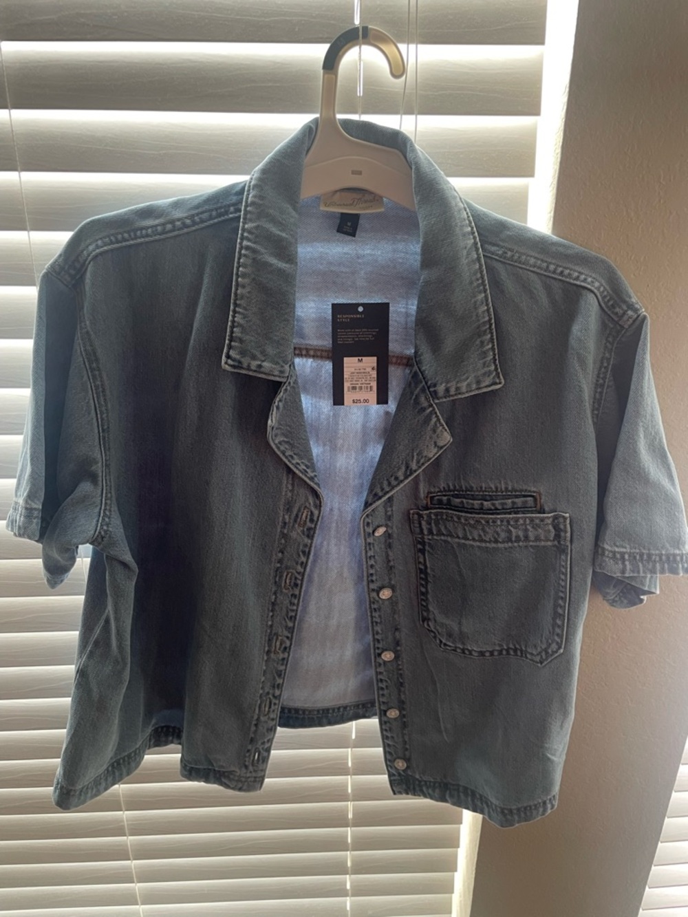 Universal Thread Light Blue Denim Shacket